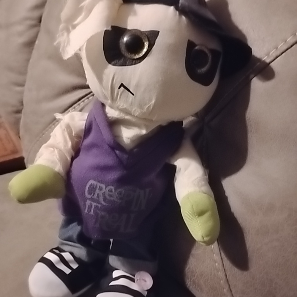 Gemmy Creepin' It Real Plush Toy - Black, White, Green Pop And Lock And Singing
